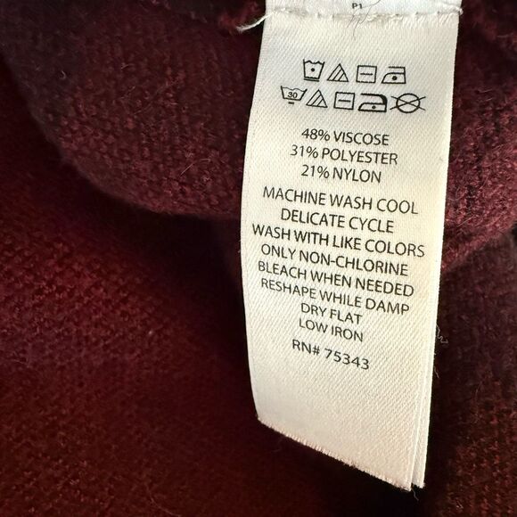 Max Studio Buffalo Plaid Mock Neck Sweater Size L Cozy Fall Layer Check Capsule - Picture 11 of 14